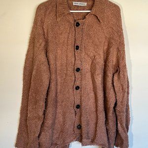 Our Legacy Big Cardigan Caramel Cloudy Cotton, Men's Medium (NEW)